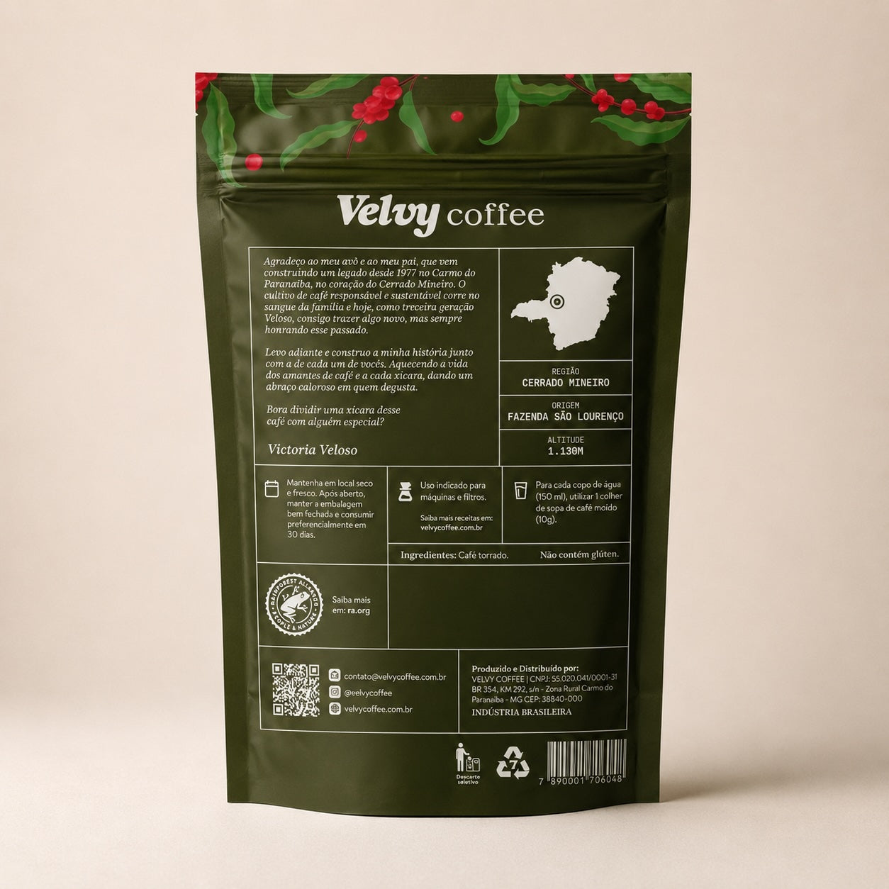 Café Licor do Cerrado - Velvy Coffee 250g